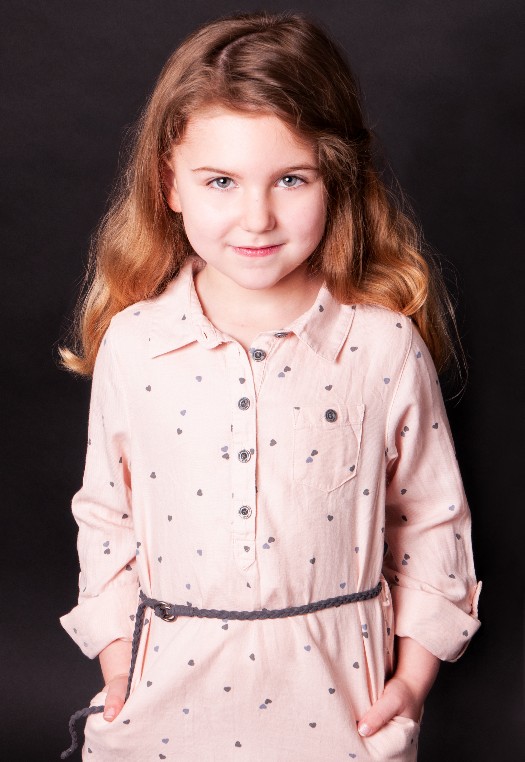 Kinderfotografie Mädchen im Studio