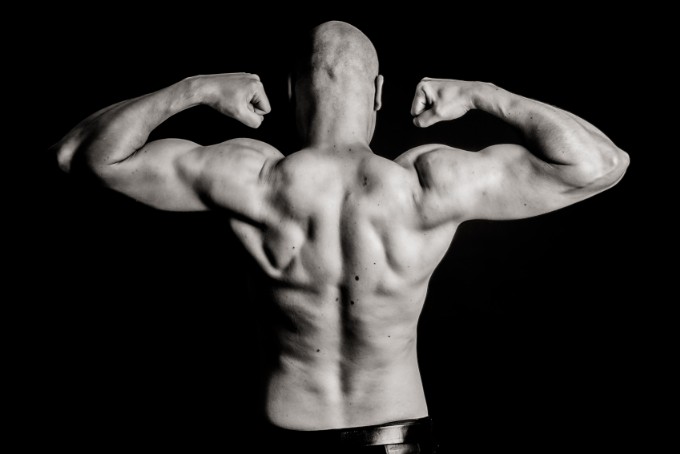 Bodybuilderfoto, Fotostudio, Akt Male