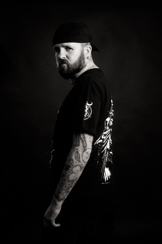 Portrait Man, Tattoos, Metalhead