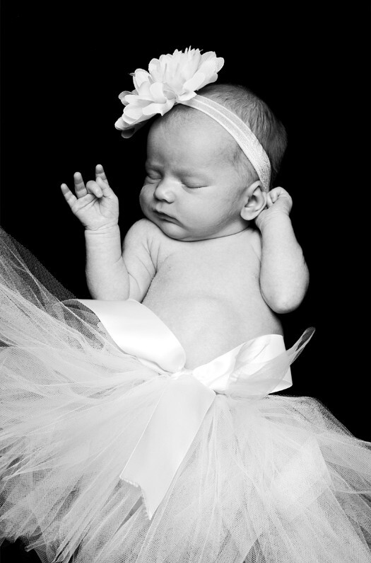Newborn Fotografie, Tüllrock